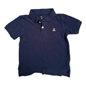 Navy Blue Kids Polo Shirt